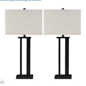 Ashley Aniela Bronze Finish Table Lamp (Set of 2)